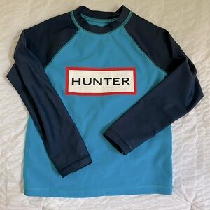 Hunter Boys Toddler Blue‎ Swim Long Sleeve Shirt Size XS